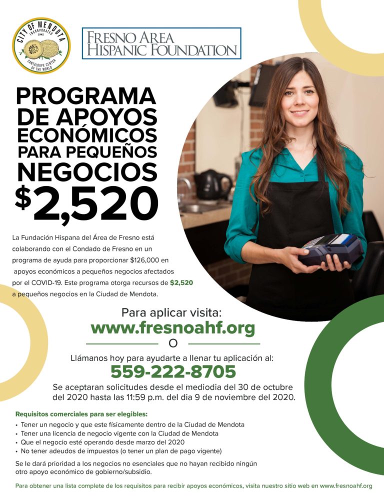 Small Business Grant Program/Programa de Apoyos Economicos para ...